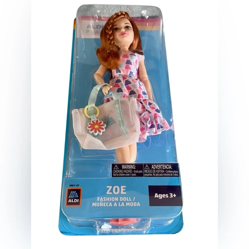 Aldi Find Play Zoe Doll with a Signature Aldi Tote Bag Limited Time Release